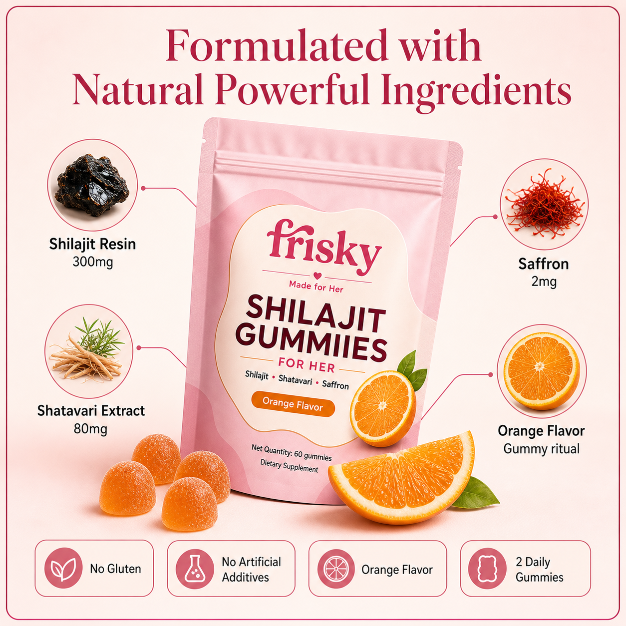 Frisky Shilajit Gummies